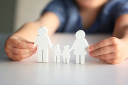 Child Making Family Chain