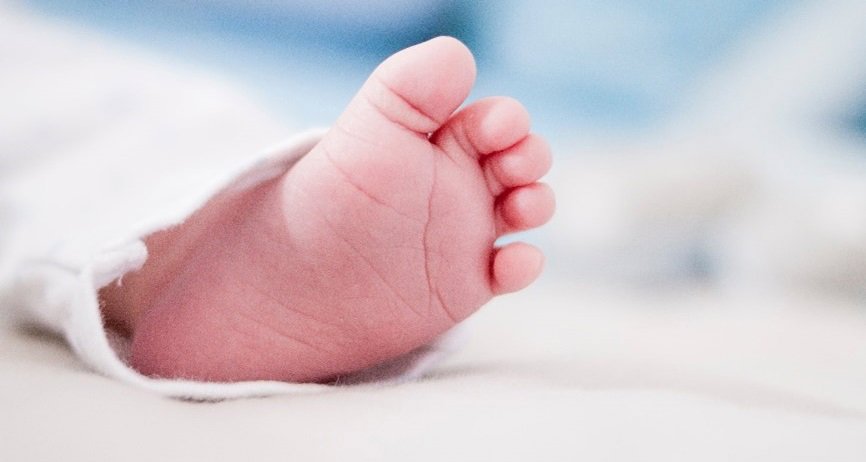 a baby's foot