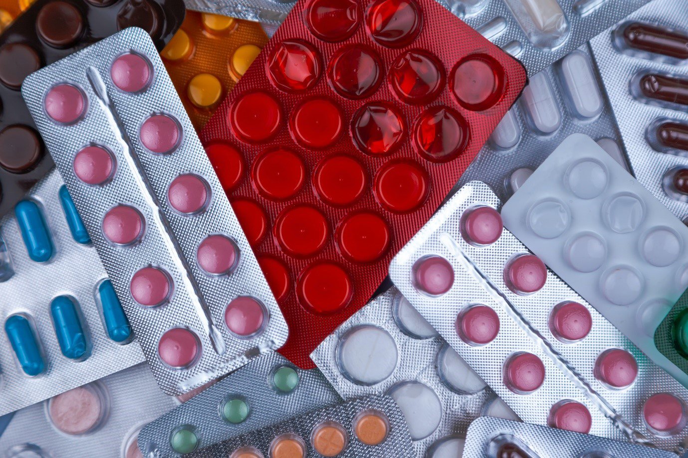 an assortment of medication