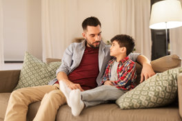 Father Talking To Child